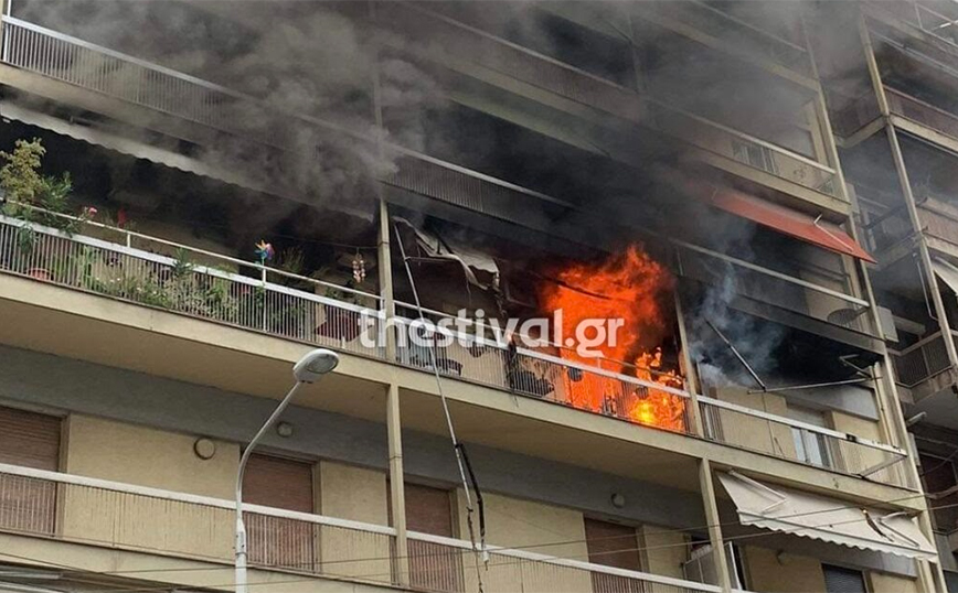 Θεσσαλονίκη: Κάηκαν ζωντανά δυο σκυλιά στο φλεγόμενο διαμέρισμα της Μποτσαρη