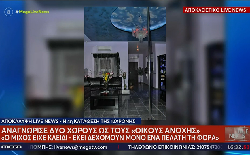 Κολωνός: Τι είπε η 12χρονη στην τέταρτη κατάθεσή της &#8211; Ο οίκος ανοχής και το δωμάτιο μοτέλ που ο Μίχος είχε κλειδί