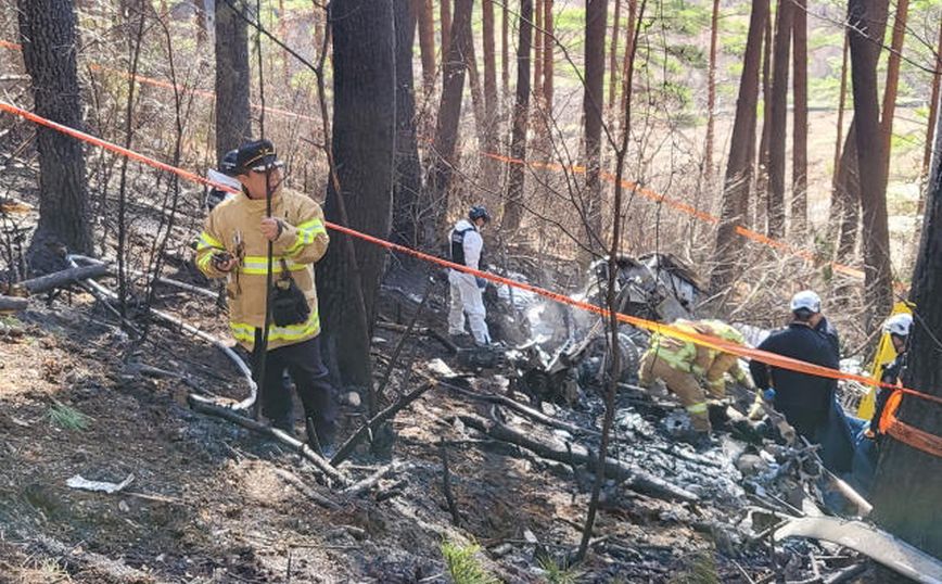 Νότια Κορέα: Έπεσε ελικόπτερο με δύο επιβαίνοντες