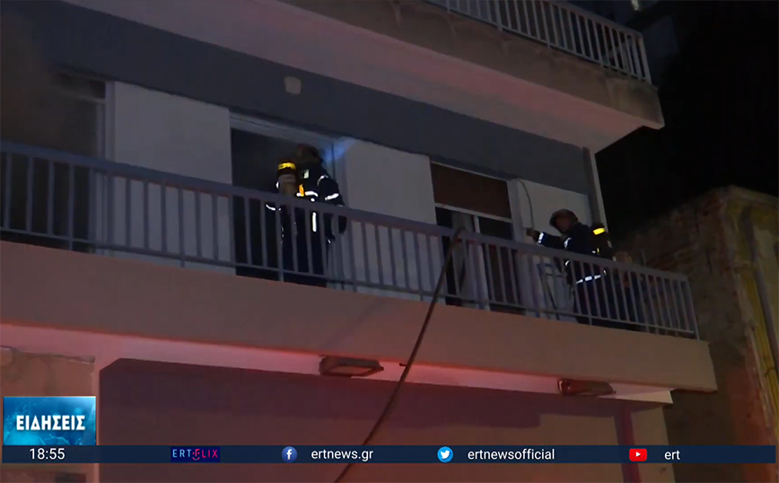 Φωτιά σε διαμέρισμα στο κέντρο της Θεσσαλονίκης &#8211; Μία ηλικιωμένη είχε βγει στο μπαλκόνι