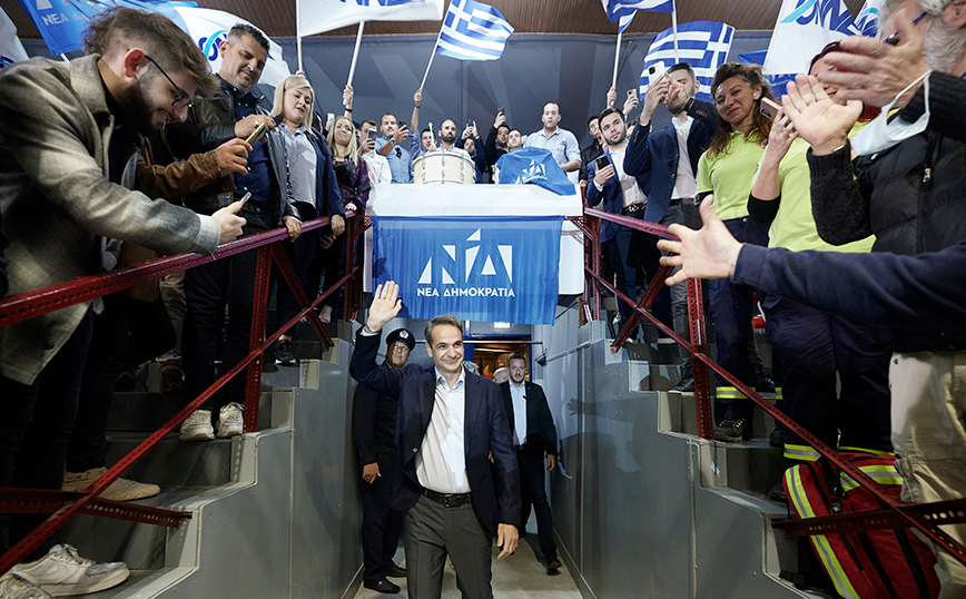 Ο Κυριάκος Μητσοτάκης στη Λάρισα Ο Κυριάκος Μητσοτάκης στη Λάρισα