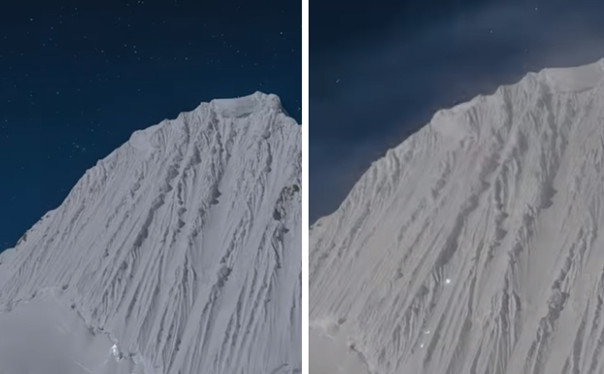 Το εντυπωσιακό time &#8211; lapse βίντεο με την ανάβαση ορειβατών σε χιονισμένο βουνό