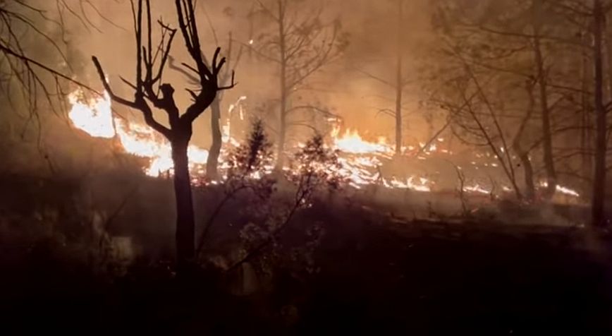 Δασική πυρκαγιά μαίνεται εκτός ελέγχου στην ανατολική Ισπανία &#8211; Επτακόσιοι πυροσβέστες μάχονται για την κατάσβεσή της