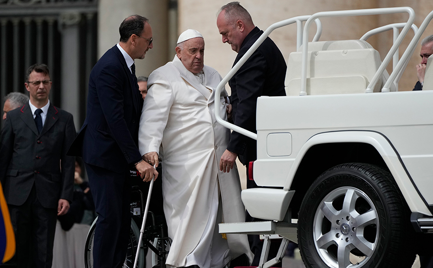 Στο νοσοκομείο ο Πάπας Φραγκίσκος &#8211; Παρουσίασε  καρδιακά προβλήματα και αδιαθεσία