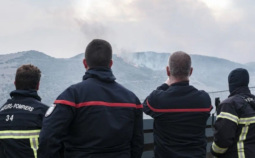 Η πρώτη μεγάλη πυρκαγιά της χρονιάς ξέσπασε στα σύνορα της Γαλλίας με την Ισπανία