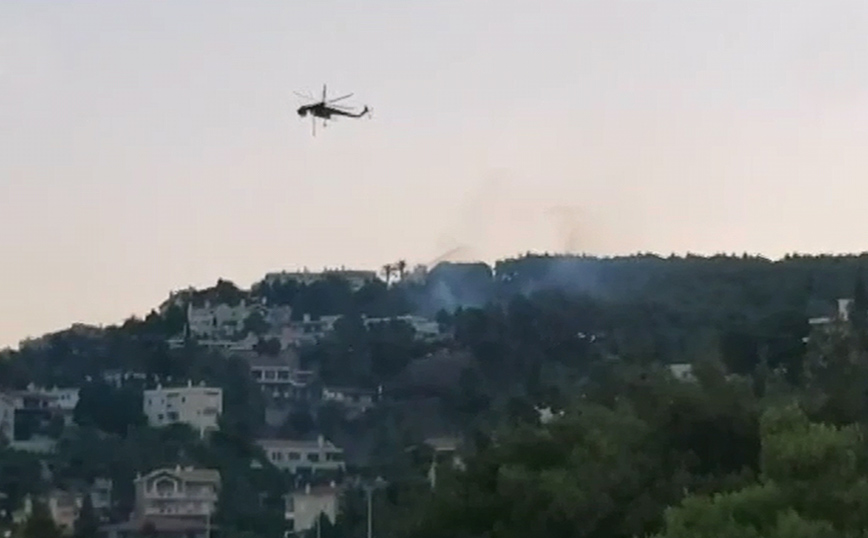 Υπό έλεγχο η φωτιά σε δασική έκταση στην Κηφισιά &#8211; Ισχυρές δυνάμεις στο σημείο