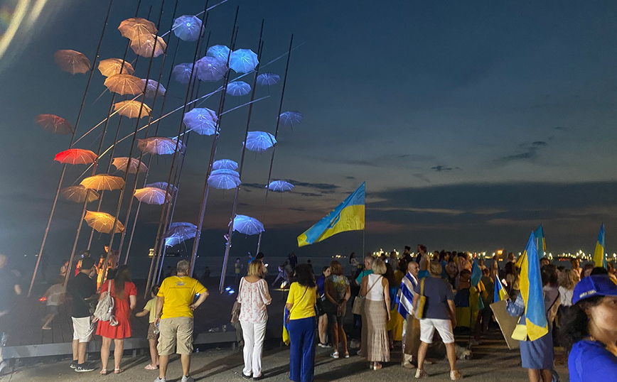 Ολοκληρώθηκαν οι εκδηλώσεις στη Θεσσαλονίκη για την ημέρα ανεξαρτησίας της Ουκρανίας παρουσία του Γιώργου Τσούνη