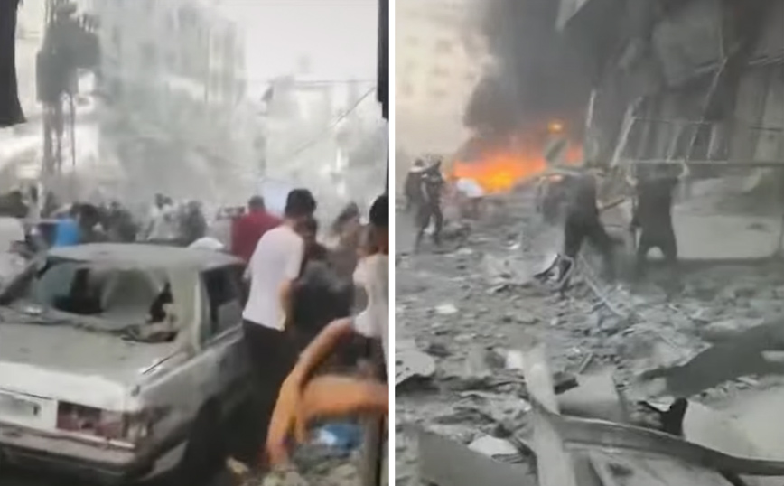 Βομβαρδισμοί στη Γάζα: Βίντεο καταγράφει το χάος σε προσφυγικό καταυλισμό μετά την ισραηλινή αεροπορική επιδρομή