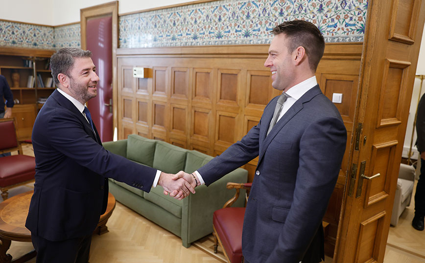 Ο Νίκος Ανδρουλάκης και ο Στέφανος Κασσελάκης Ο Νίκος Ανδρουλάκης και ο Στέφανος Κασσελάκης