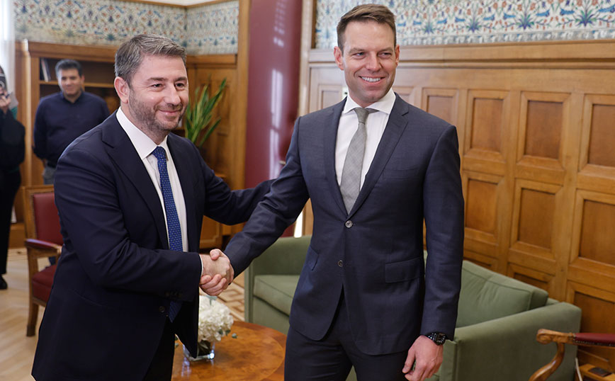 Ο Νίκος Ανδρουλάκης και ο Στέφανος Κασσελάκης Ο Νίκος Ανδρουλάκης και ο Στέφανος Κασσελάκης