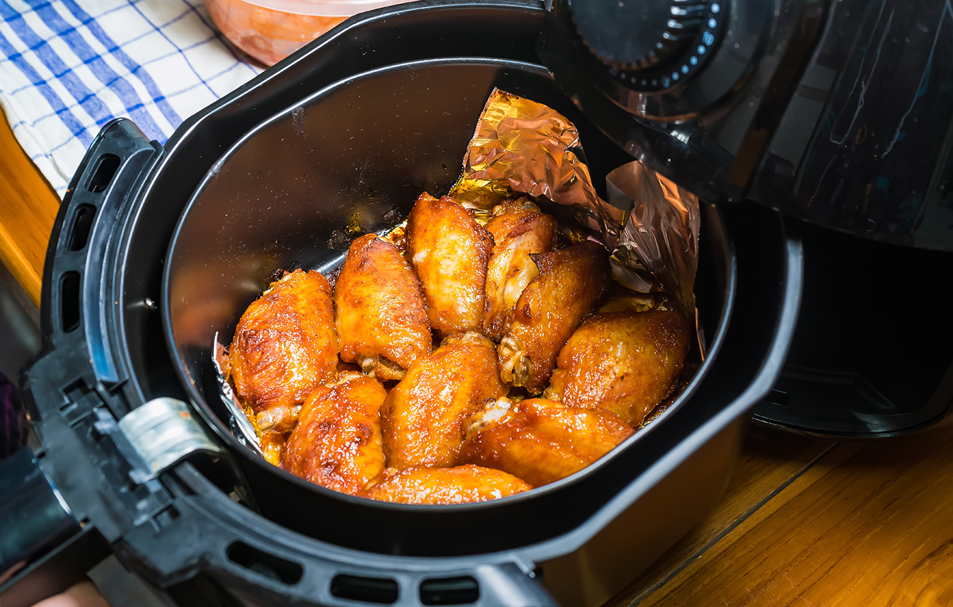 Φτερούγες κοτόπουλου στο air fryer