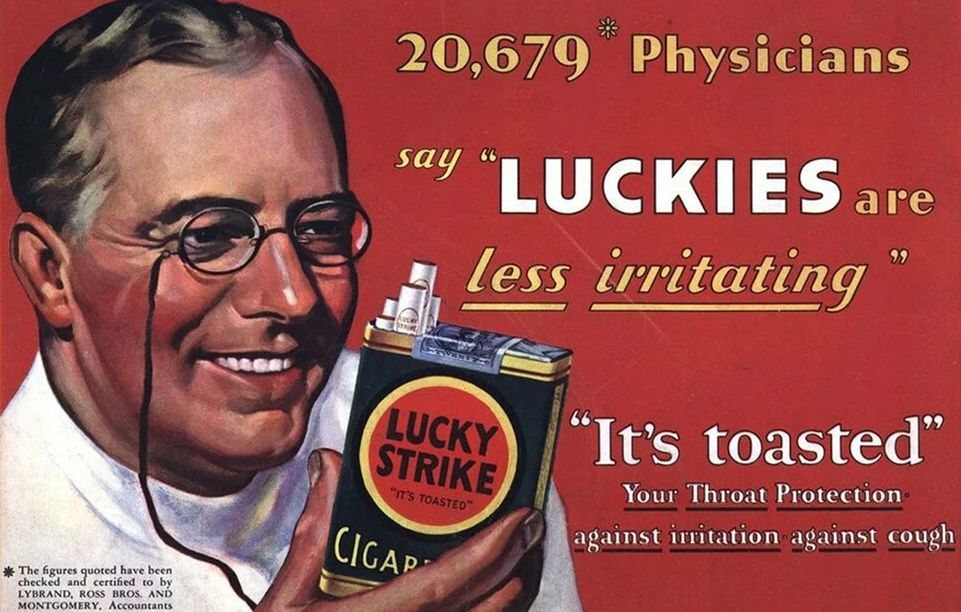 Σαν σήμερα 10 Μαρτίου: Όταν γιατροί διαφήμιζαν ότι τα τσιγάρα «έκαναν καλό»