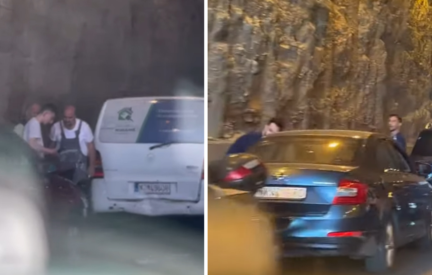 Θεσσαλονίκη: Καραμπόλα πέντε οχημάτων μέσα σε τούνελ – Δείτε βίντεο
