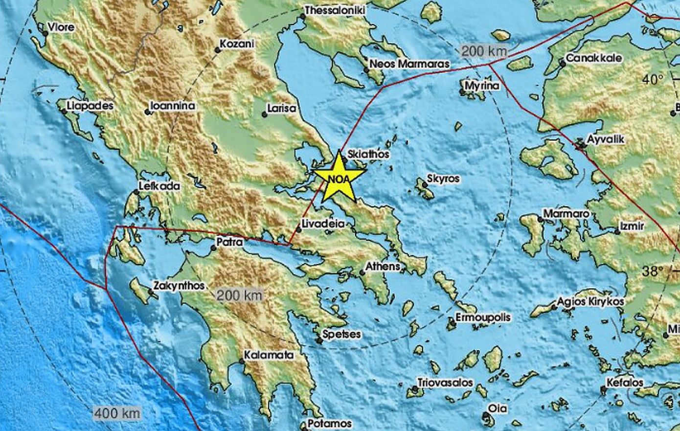 Σεισμός στην Εύβοια που έγινε αισθητός και στην Αττική &#8211; Ακολούθησαν δύο ισχυροί μετασεισμοί