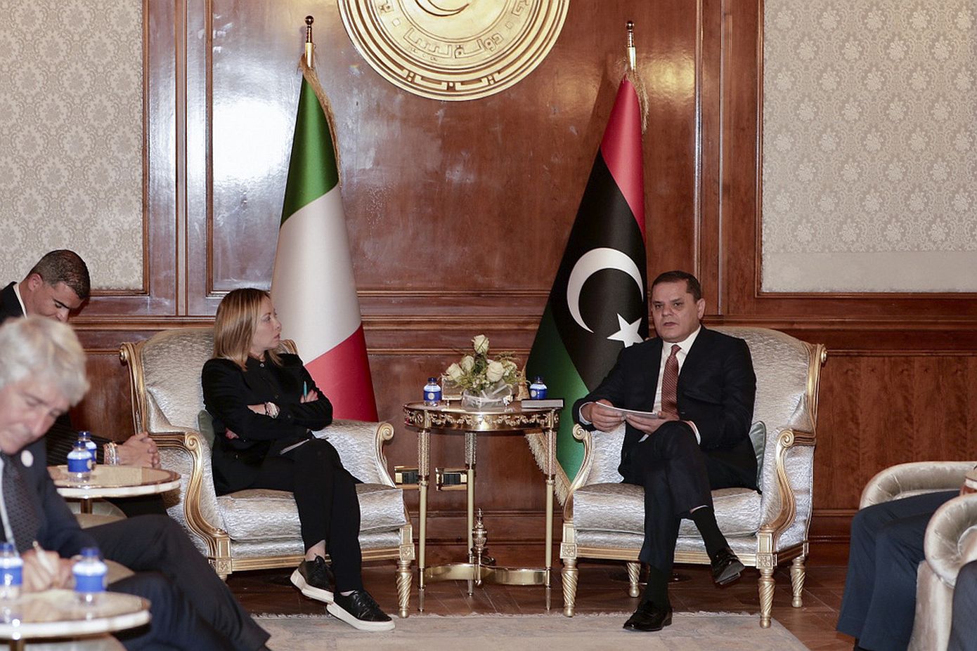 Η Τζόρτζια Μελόνι επισκέφτηκε την Τρίπολη και την Βεγγάζη στη Λιβύη