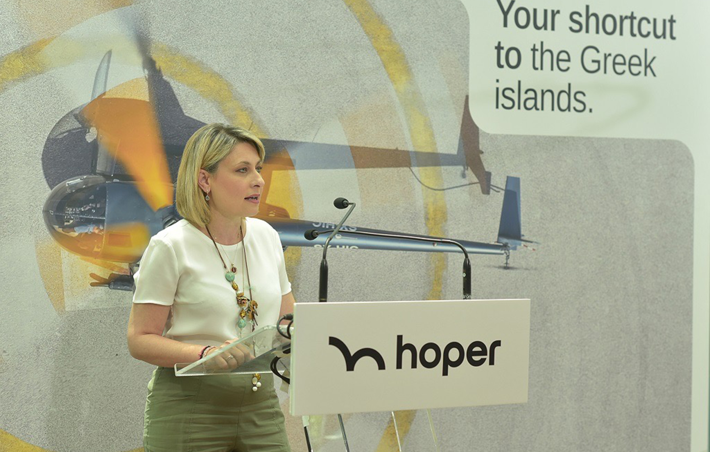Χριστίνα Αλεξοπούλου για Hoper: Προάγει το μεταφορικό έργο και το τουριστικό προϊόν της χώρας