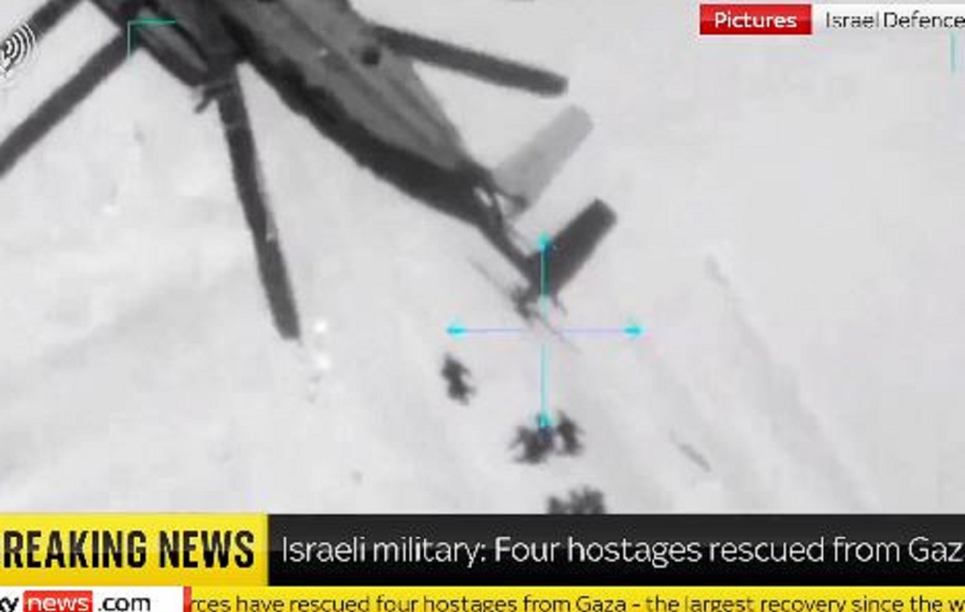Βίντεο από τη στιγμή που ο IDF διέδωσε τους Ισραηλινούς ομήρους από τα χέρια της Χαμάς