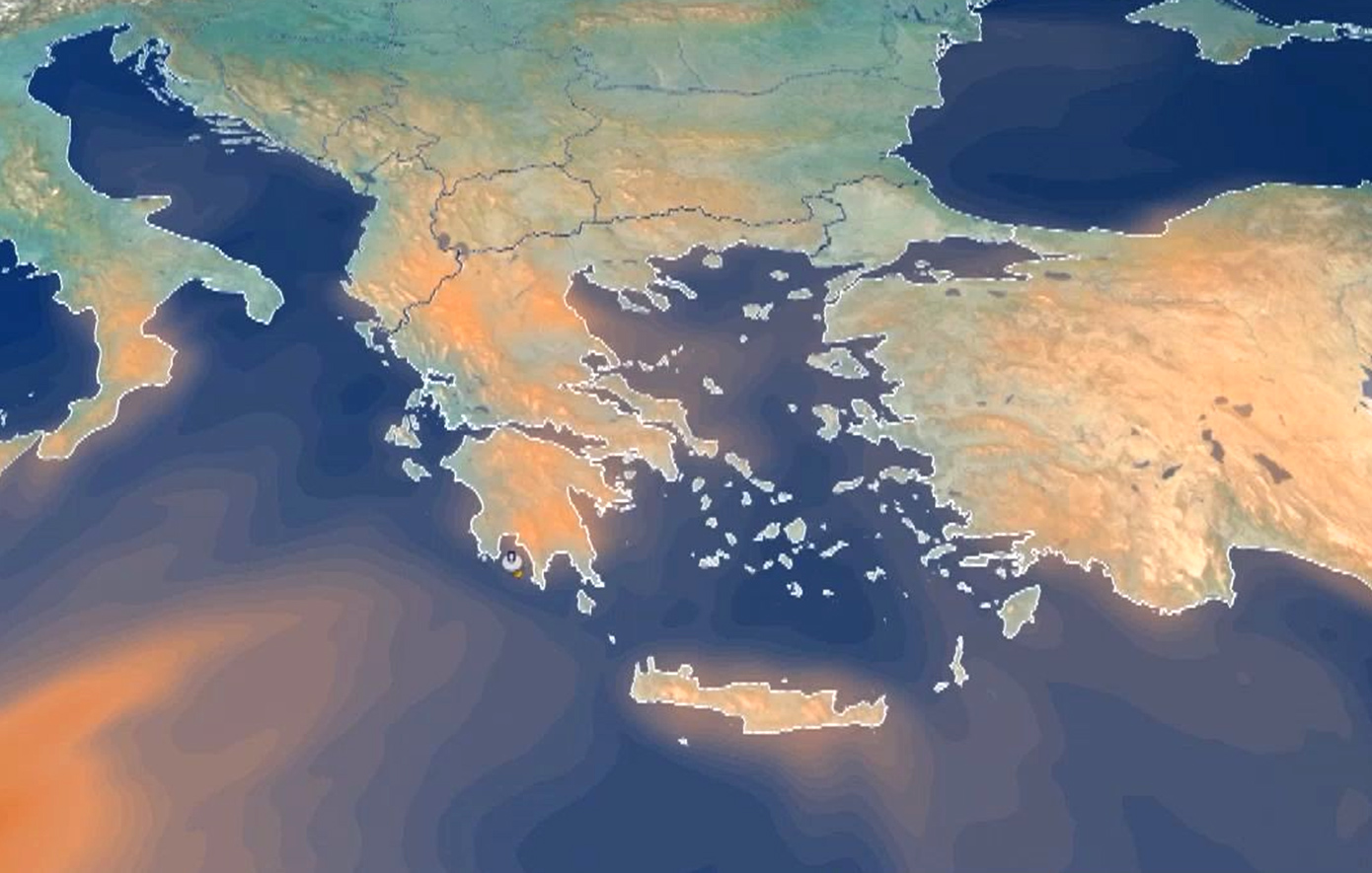 Copernicus: Υψηλές ποσότητες σκόνης σήμερα στην ατμόσφαιρα σε συνδυασμό με ζέστη – Πολύ κακή ποιότητα αέρα