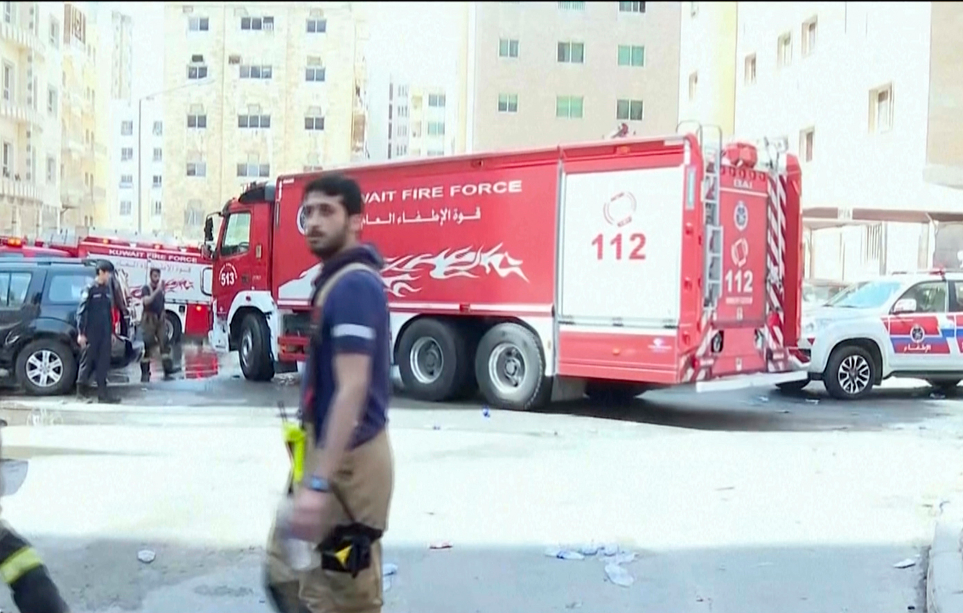 Κουβέιτ: Τουλάχιστον 49 νεκροί στην πυρκαγιά που ξέσπασε σε ένα κτίριο όπου διέμεναν ξένοι εργάτες