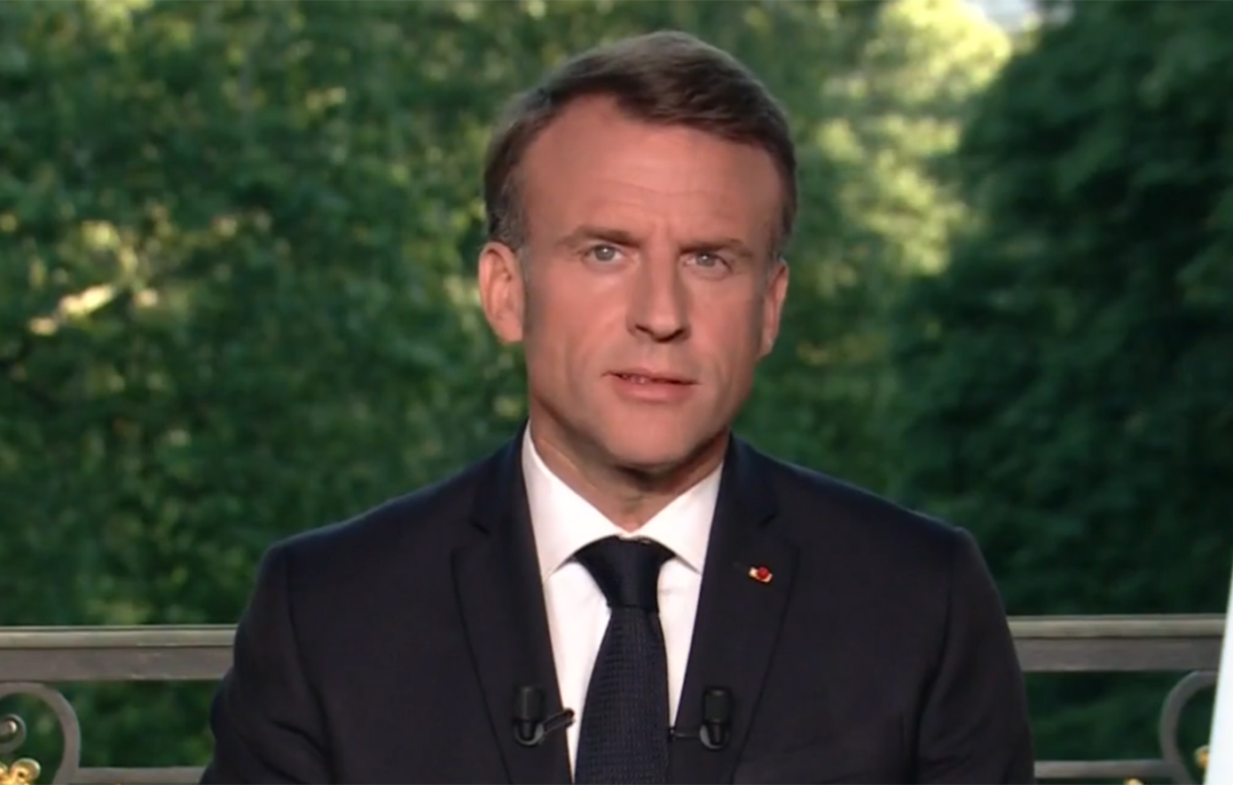 Πρόωρες εκλογές στη Γαλλία προκήρυξε ο Μακρόν μετά τη συντριβή του στις ευρωεκλογές