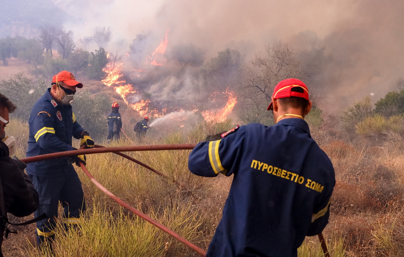 Φωτιά στους Κοκκινάδες Αργολίδας &#8211; Μακριά από τον οικισμό η φωτιά