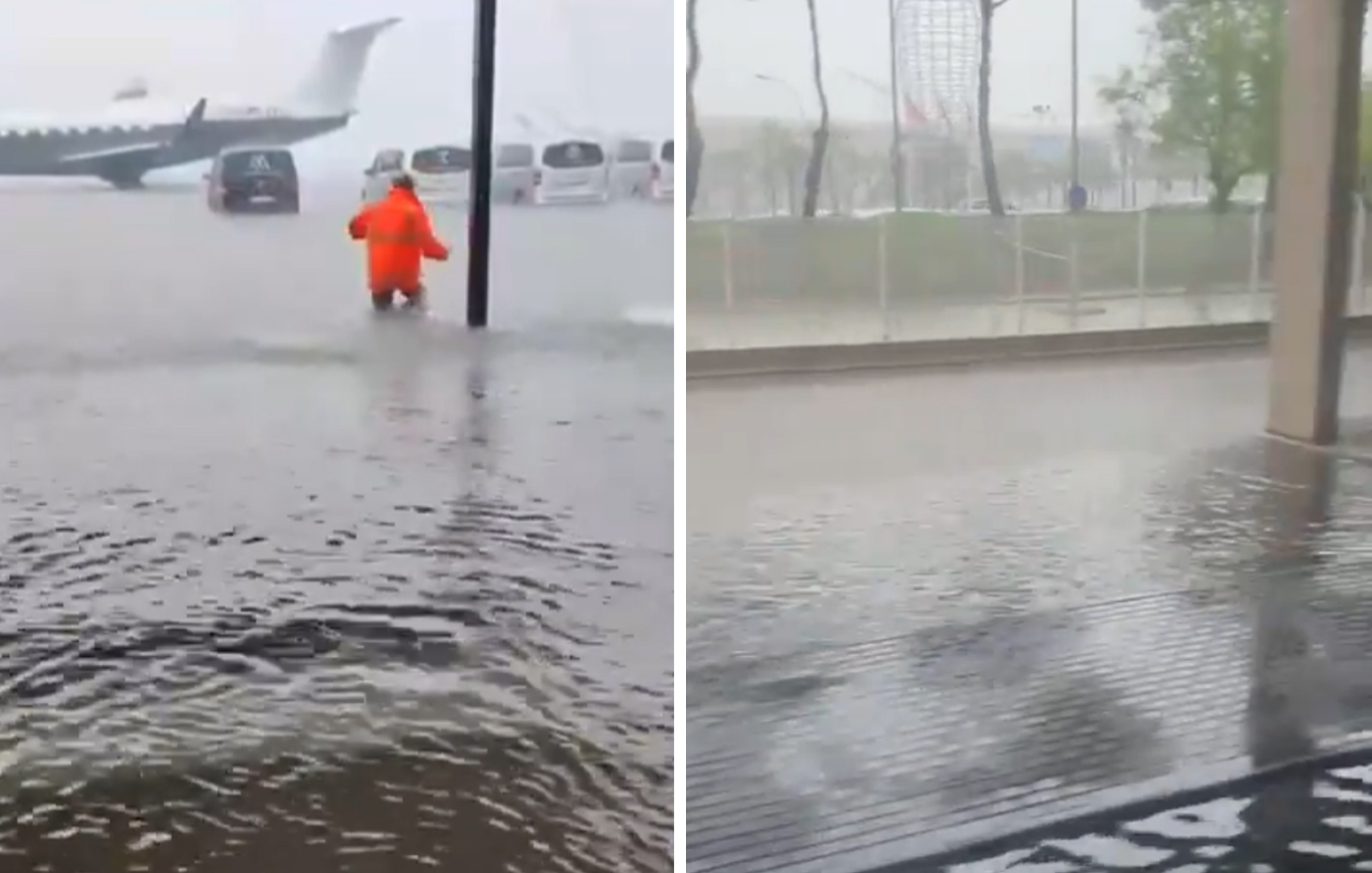 Καταιγίδα προκάλεσε χάος στο αεροδρόμιο της Πάλμα δε Μαγιόρκα