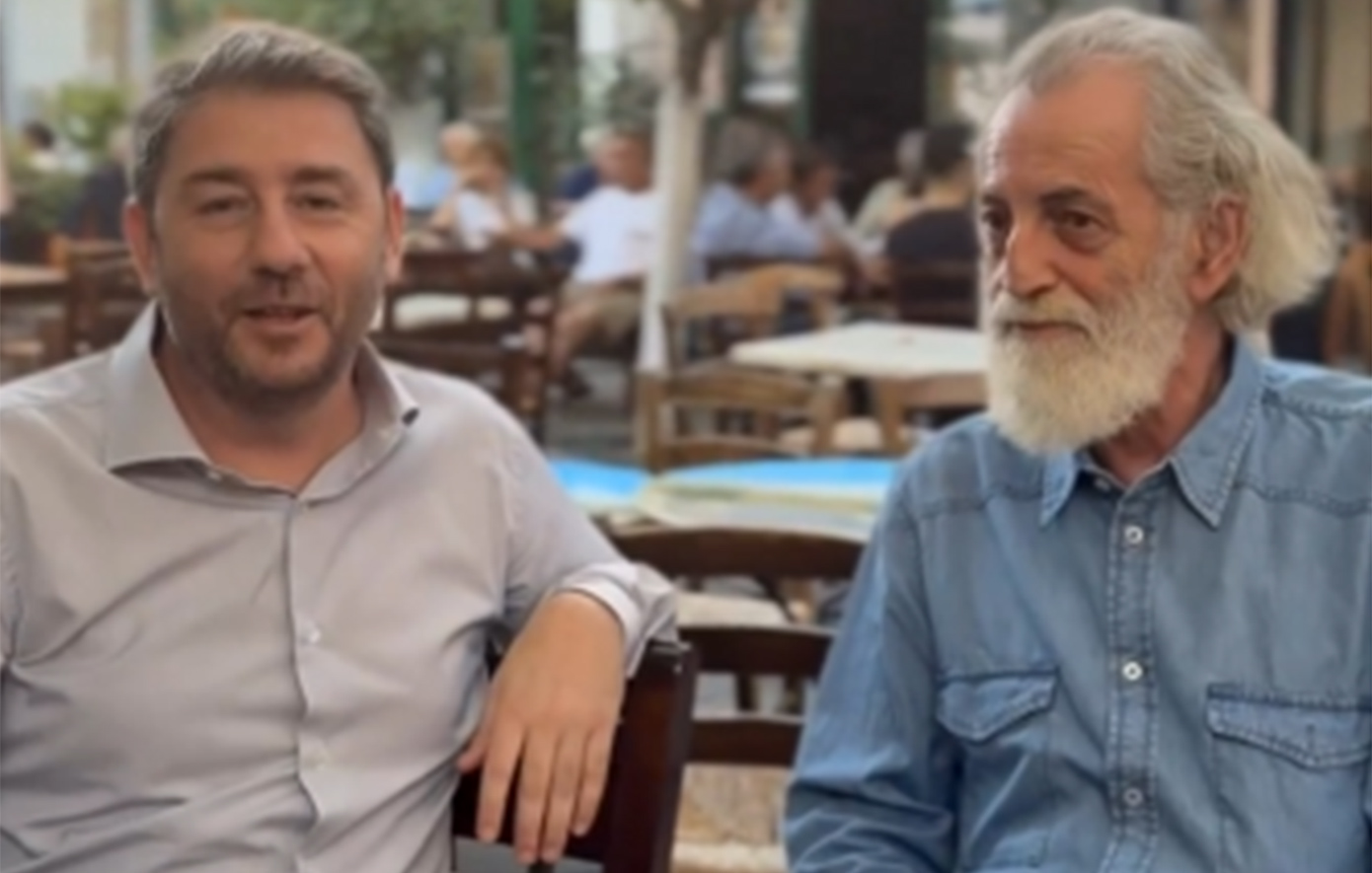 Ο Νίκος Ανδρουλάκης συναντήθηκε με τον Μιχάλη Αεράκη του «Σασμού» στην Κρήτη