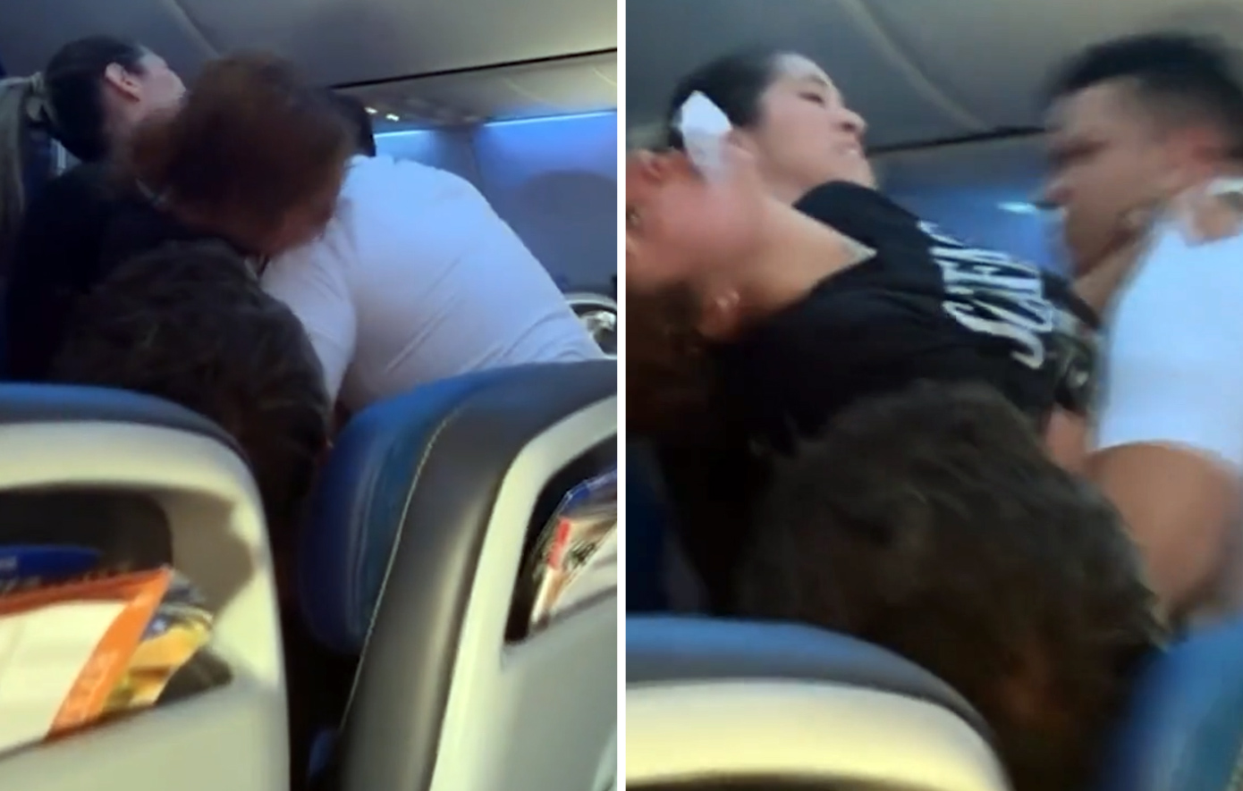 Γυναίκα σε αμόκ κατά τη διάρκεια πτήσης δάγκωσε τον αεροσυνοδό και του έσκισε τη στολή