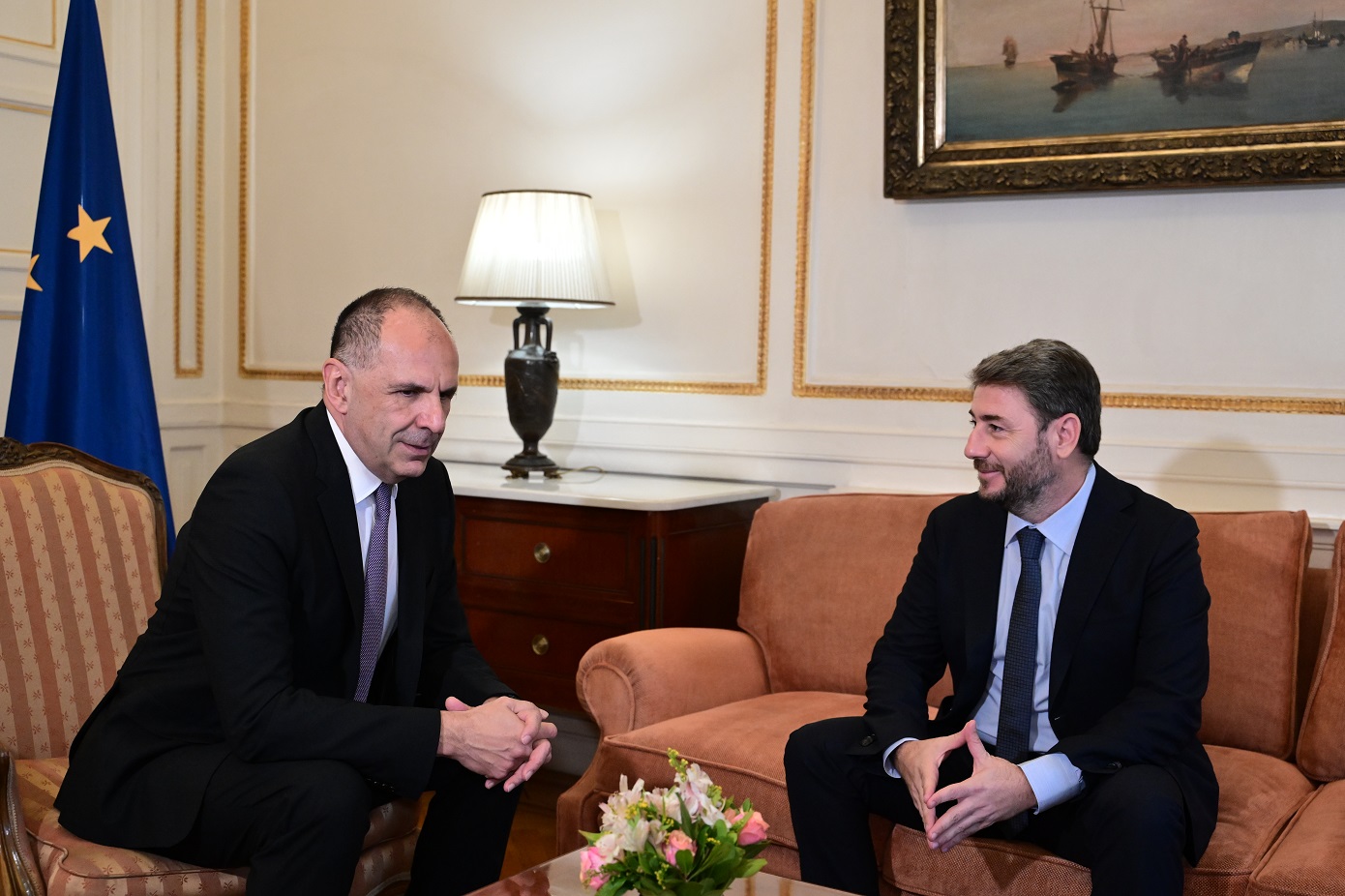 Ανδρουλάκης μετά τη συνάντηση με τον Γεραπετρίτη: Επιδιώκουμε την επανέναρξη του διαλόγου για το Κυπριακό