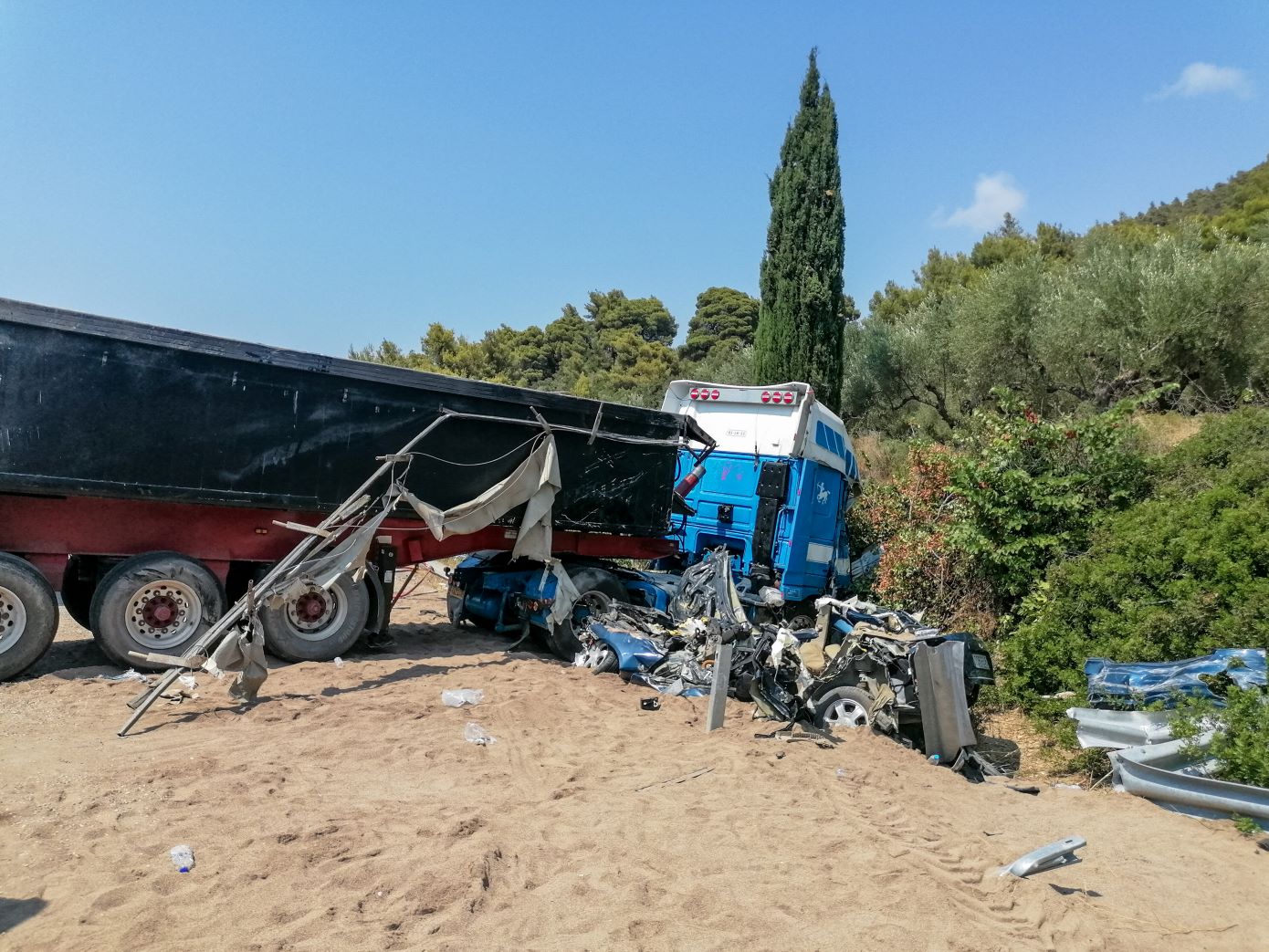 Τραγωδία στην Κυπαρισσία: Ο οδηγός της νταλίκας είχε εμπλακεί και σε άλλο θανατηφόρο τροχαίο