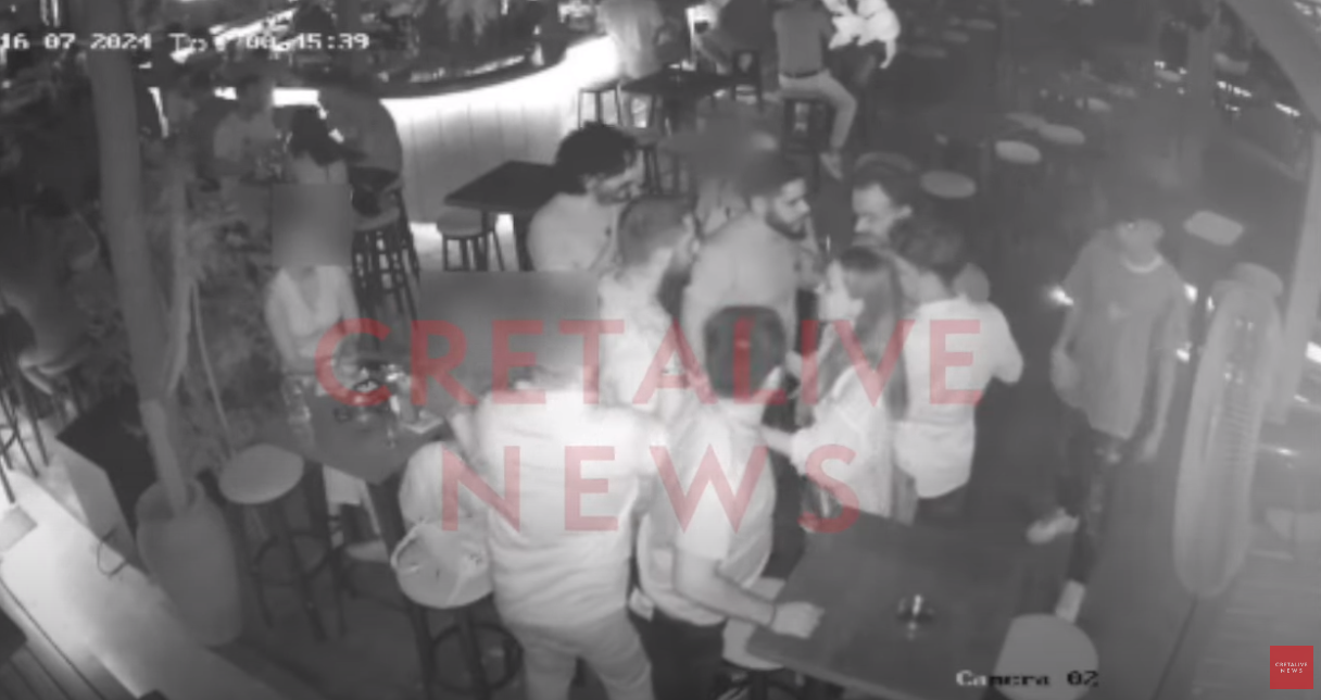 Πώς ξεκίνησε η αιματηρή συμπλοκή με θύμα τον Ελληνοκαναδό σε μπαρ στην Κρήτη – Βίντεο ντοκουμέντο