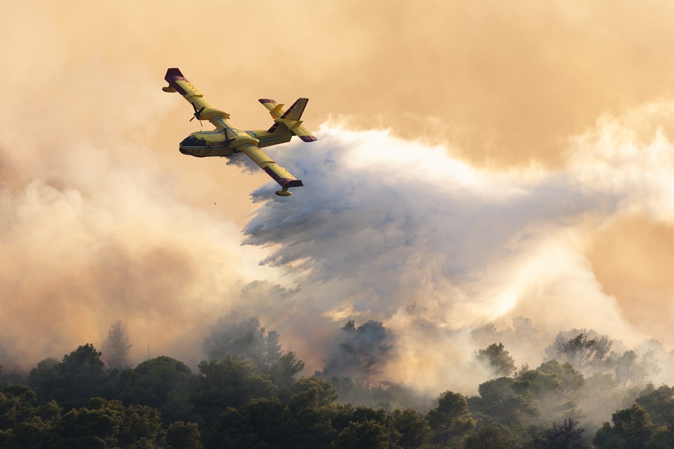 Μεγάλη πυρκαγιά σε τουριστικό προορισμό της Κροατίας – Η Πυροσβεστική σταμάτησε τις φλόγες πριν φτάσουν σε σπίτια