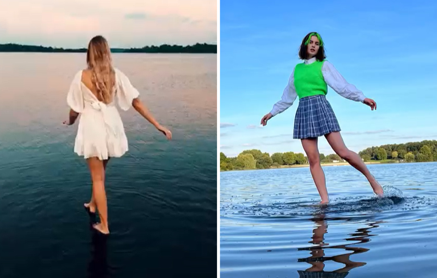 Πώς βγαίνει μια επική φωτογραφία στην οποία μοιάζεις να περπατάς στο νερό