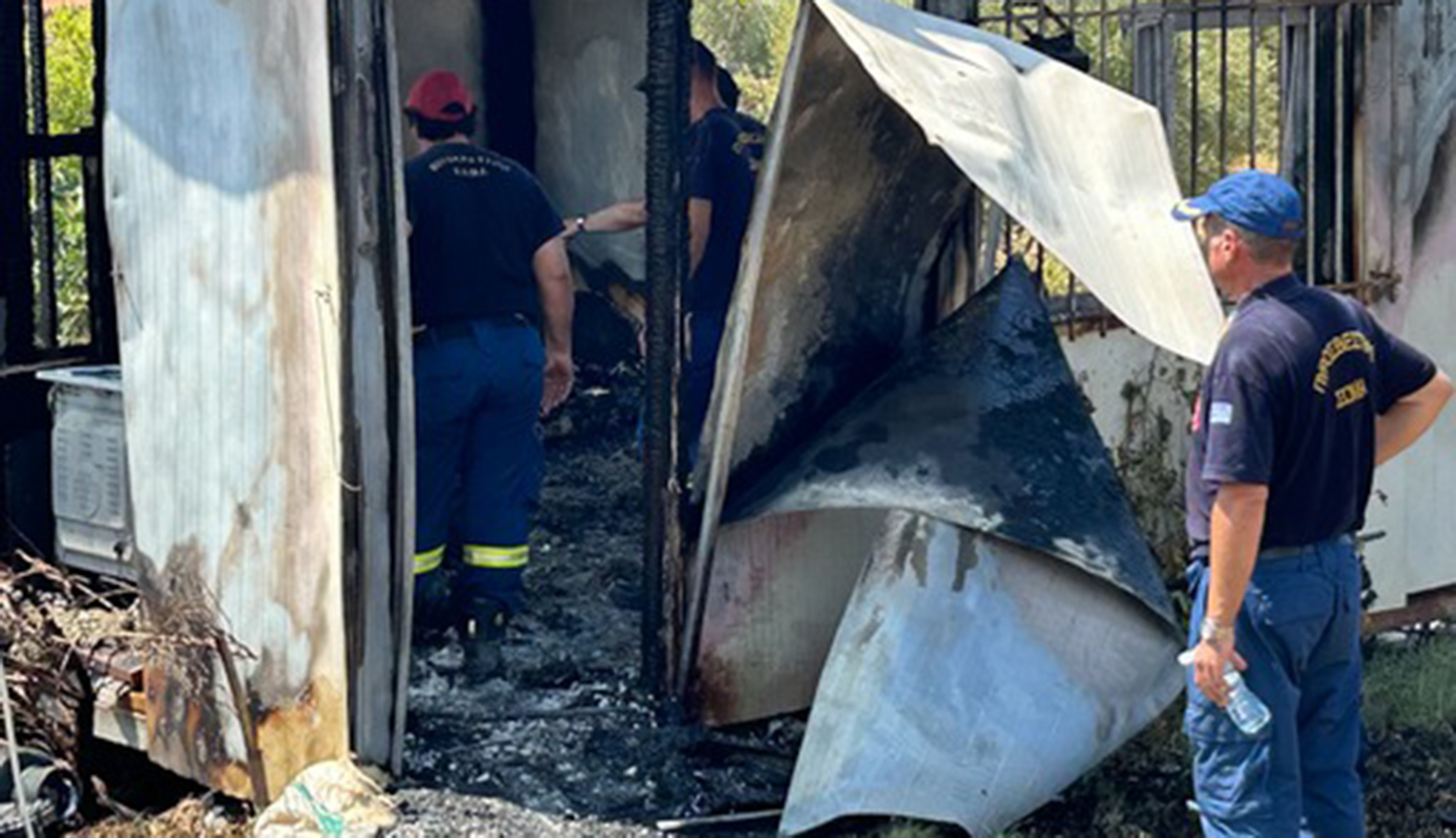 Φωτιά σε σπίτι στην Κεφαλονιά από έκρηξη φιάλης υγραερίου &#8211; Διασωληνώθηκε 65χρονος