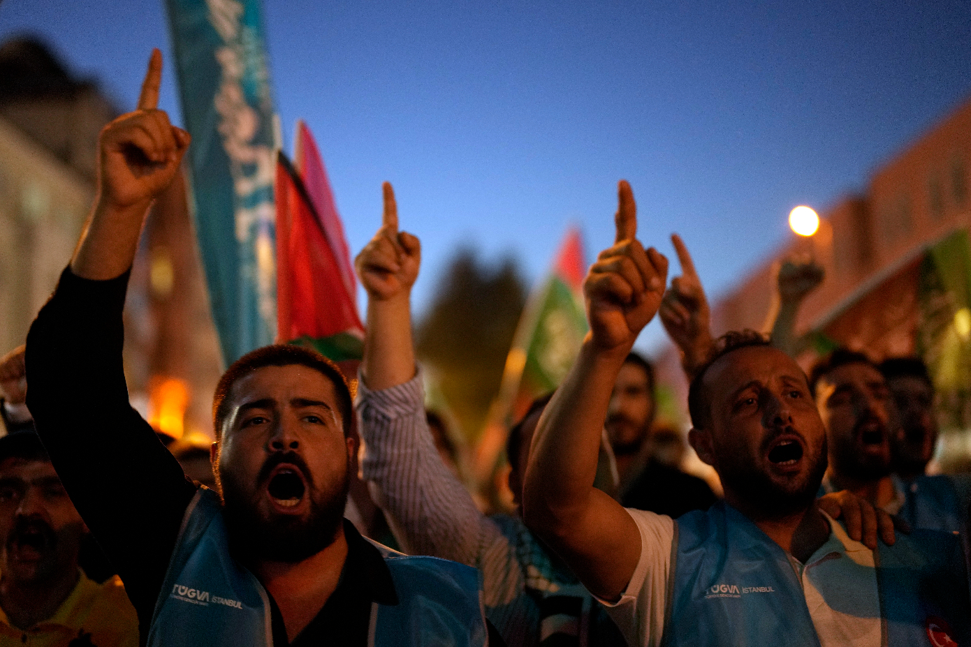 Συλλαλητήριο στην Κωνσταντινούπολη υπέρ των Παλαιστινίων και κατά του Ισραήλ