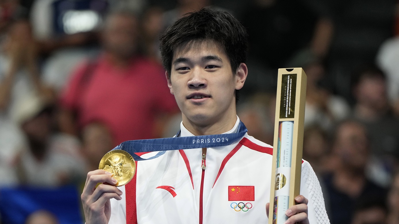Ολυμπιακοί Αγώνες 2024: Χρυσό μετάλλιο και παγκόσμιο ρεκόρ ο Κινέζος Ζανλέ Παν στα 100μ. ελεύθερο