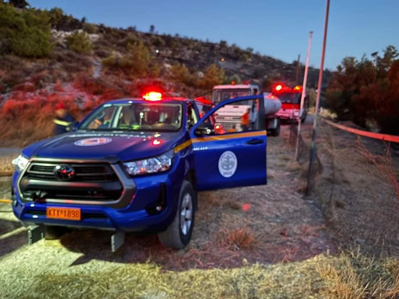 Συνελήφθησαν δύο ανήλικοι για εμπρησμό στη φωτιά στην Τερψιθέα Γλυφάδας