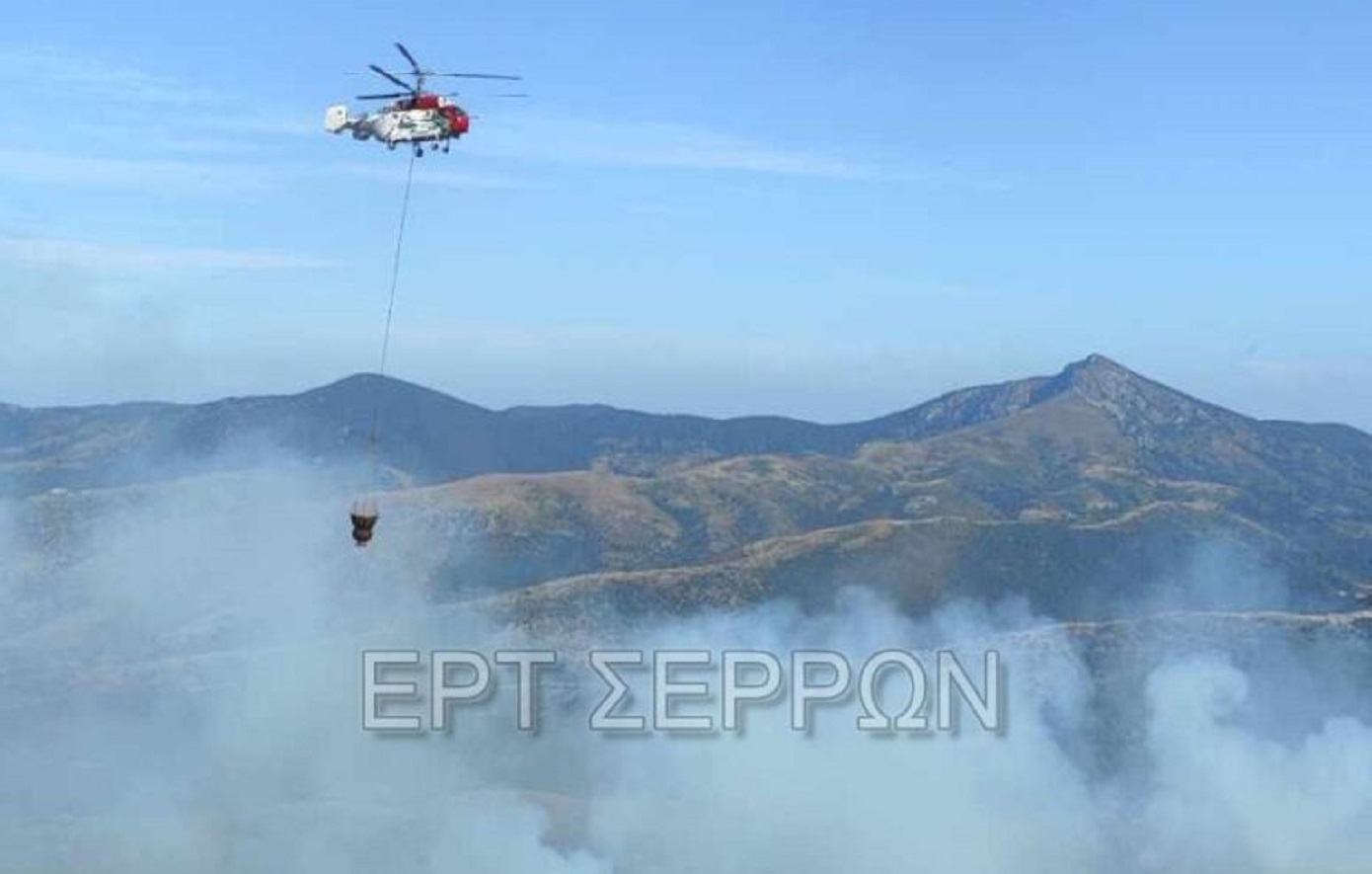 Φωτιά στο Μενοίκιο Όρος: Επιχειρούν εναέρια μέσα – Πέντε εστίες σε μια μέρα στις Σέρρες