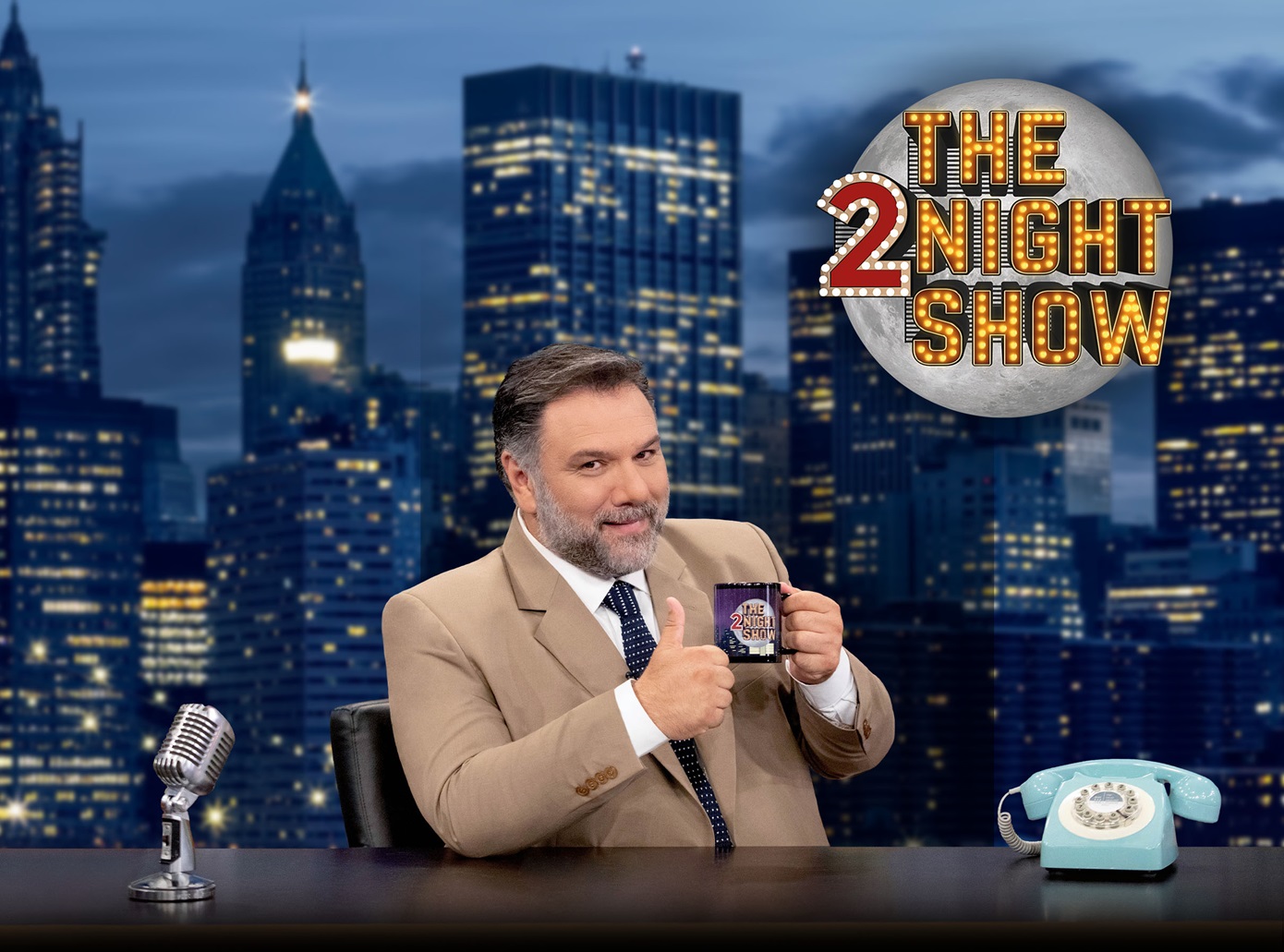 Πρεμιέρα του «The 2Night Show» με τον Γρηγόρη Αρναούτογλου τη Δευτέρα 7 Οκτωβρίου στον ANT1