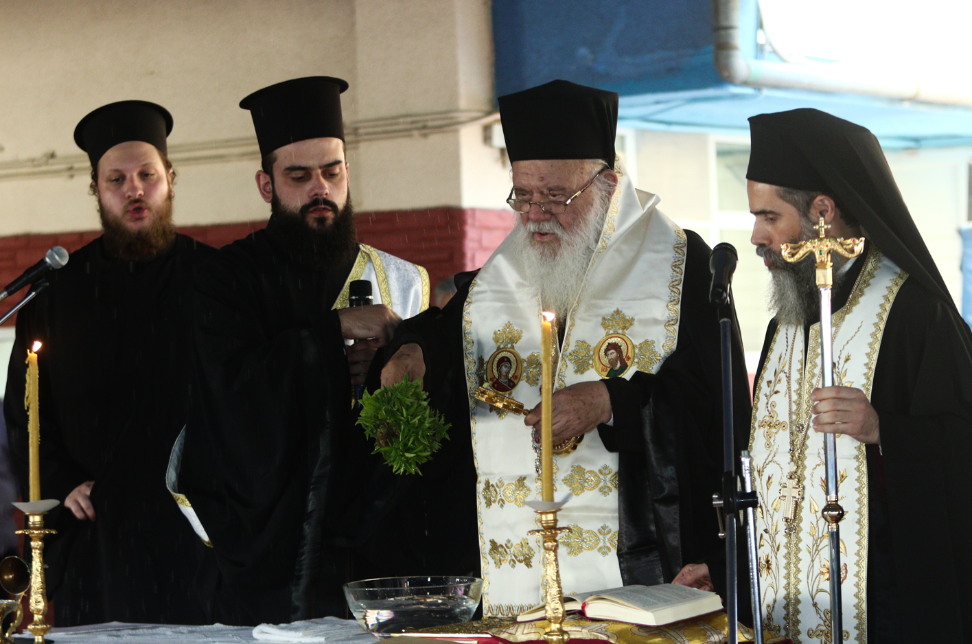 Τελέστηκε ο αγιασμός στα εκπαιδευτήρια «Η Θεομήτωρ» από τον Αρχιεπίσκοπο Ιερώνυμο