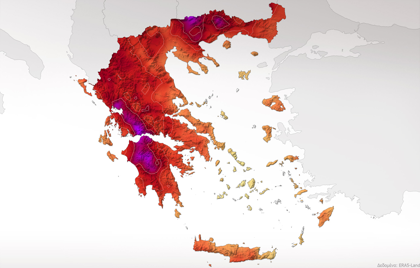 Καλοκαίρι 2024, το πιο θερμό στα χρονικά για την Ελλάδα – Γράφημα με τη μέση θερμοκρασία από το 1960 μέχρι σήμερα