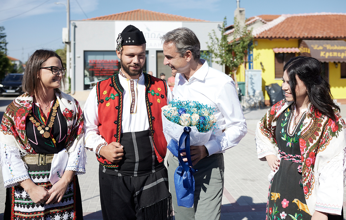 Στο Τυχερό Έβρου ο Μητσοτάκης &#8211; Τι συζήτησε με τους πολίτες