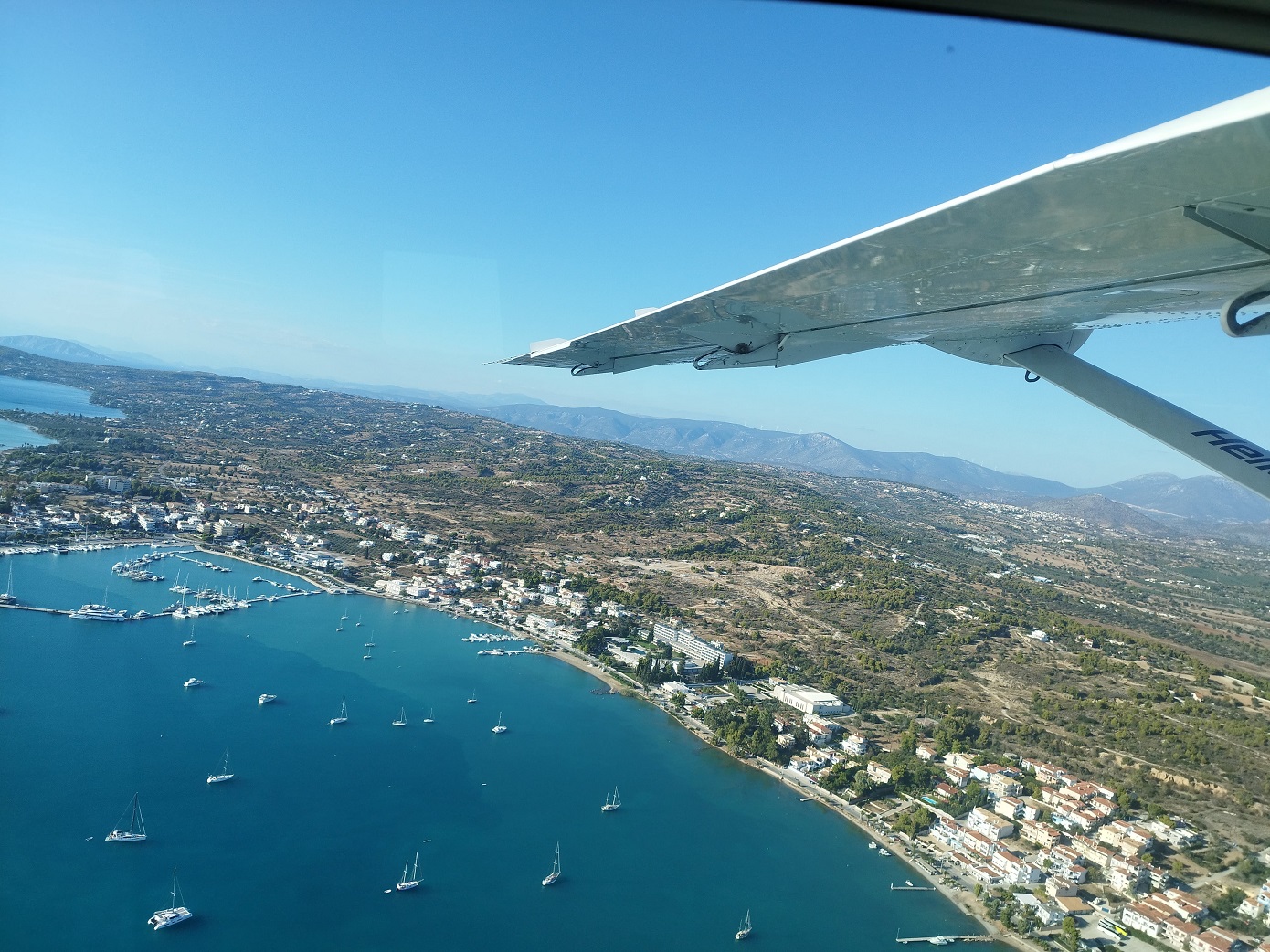 Πρώτη πτήση της Hellenic Seaplanes προς την Ερμιόνη Αργολίδας