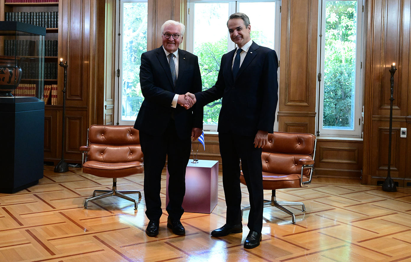 Κυριάκος Μητσοτάκης - Φράνκ-Βάλτερ Σταϊνμάιερ Κυριάκος Μητσοτάκης - Φράνκ-Βάλτερ Σταϊνμάιερ