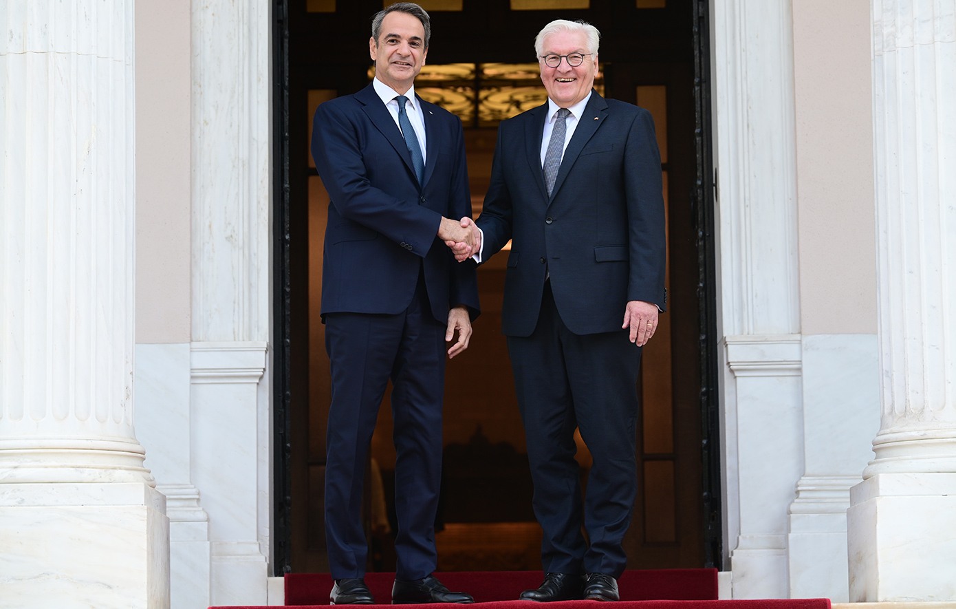 Κυριάκος Μητσοτάκης - Φράνκ-Βάλτερ Σταϊνμάιερ Κυριάκος Μητσοτάκης - Φράνκ-Βάλτερ Σταϊνμάιερ