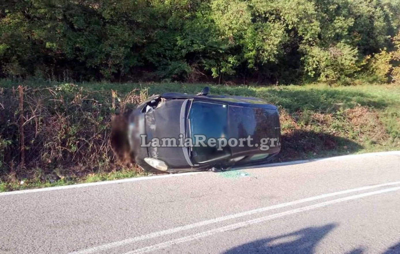 Τροχαίο με εγκλωβισμό στην εθνική οδό Λαμίας – Καρπενησίου