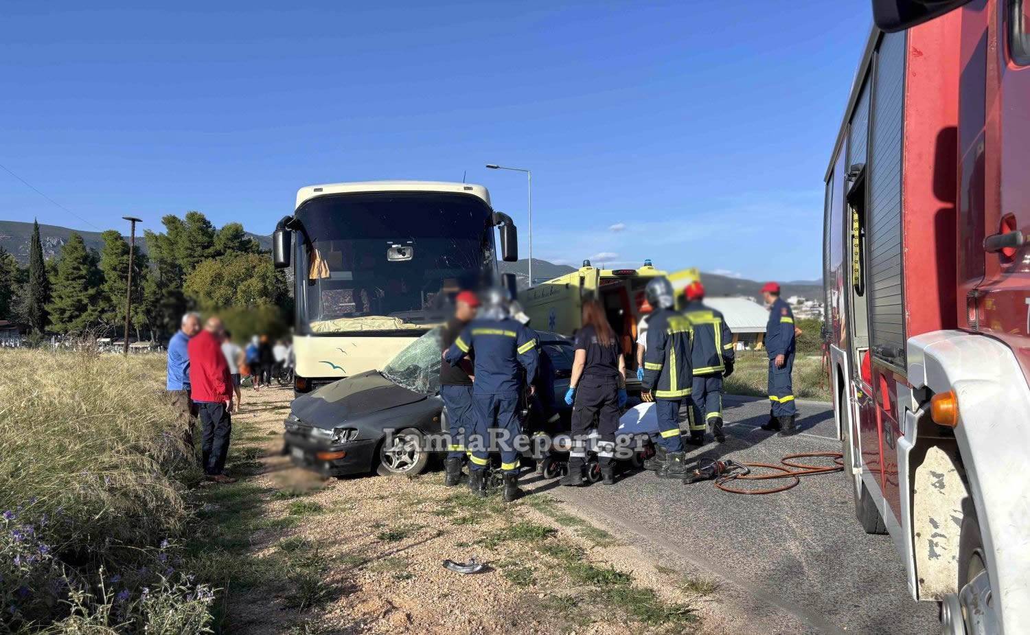 Σοβαρό τροχαίο στη Λαμία: Αυτοκίνητο συγκρούστηκε με λεωφορείο ΚΤΕΛ – Νεκρός ο 56χρονος οδηγός του ΙΧ