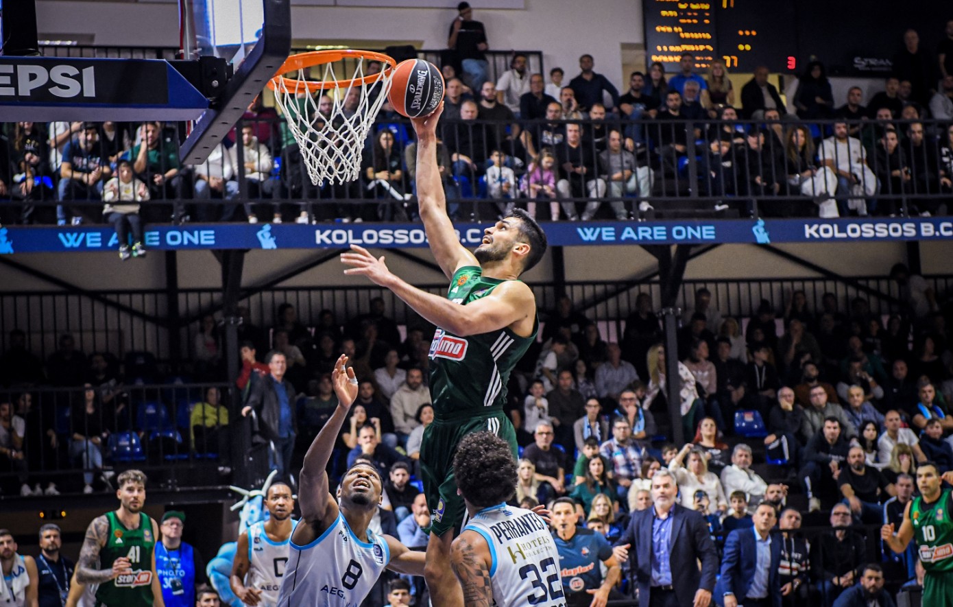 Stoiximan Basket League: Νικητής στο… ντέρμπι με τον Κολοσσό ο Παναθηναϊκός