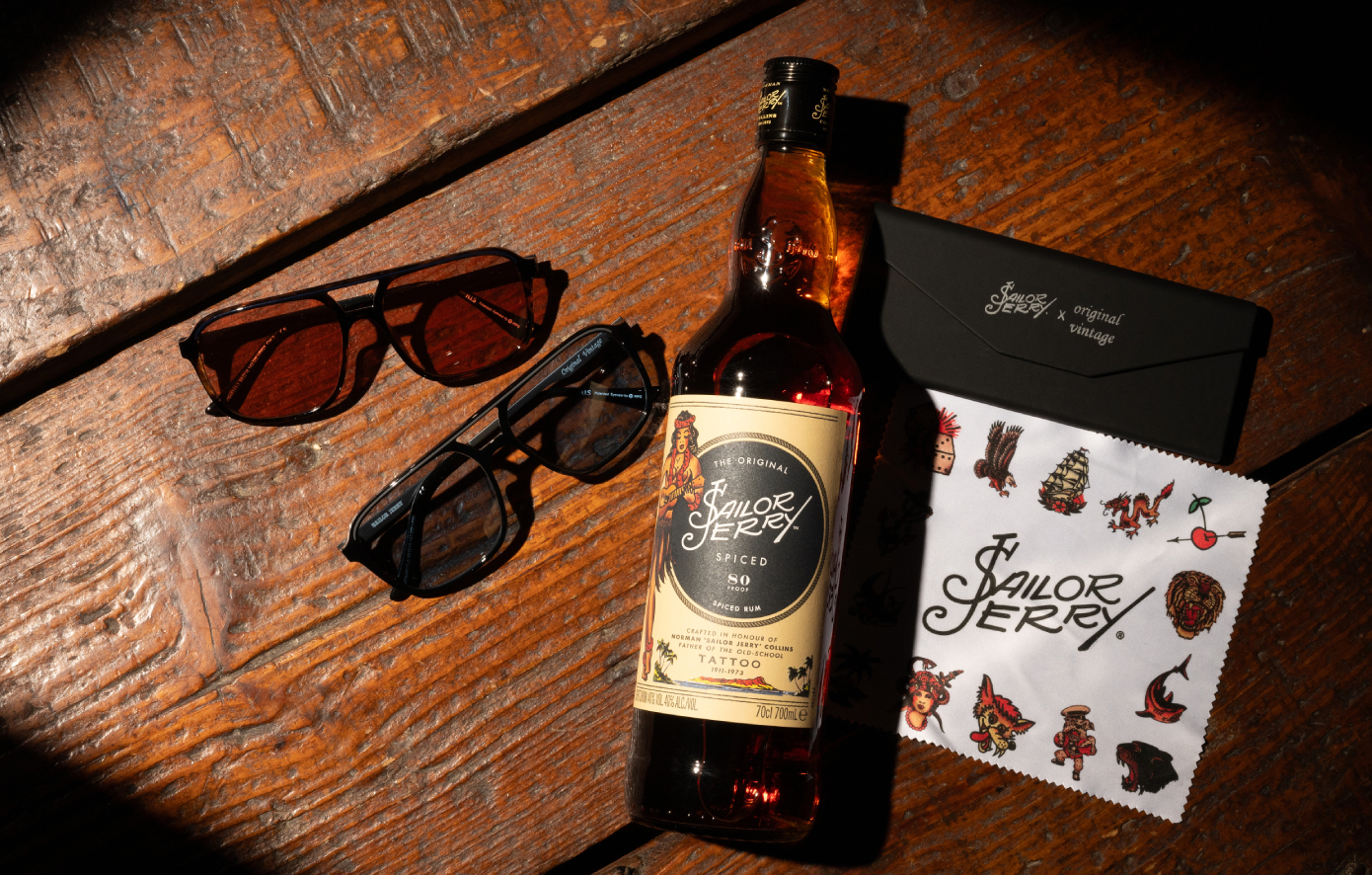 To Sailor Jerry Spiced Rum υπογράφει την νέα capsule collection της σειράς γυαλιών Original Vintage