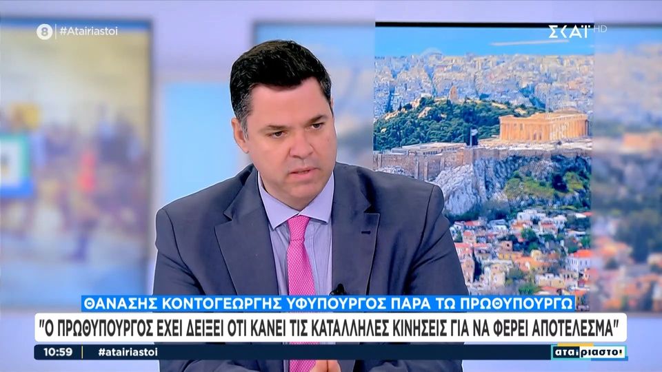 Θανάσης Κοντογιώργης: Το 2025 θα είναι «έτος νερού»